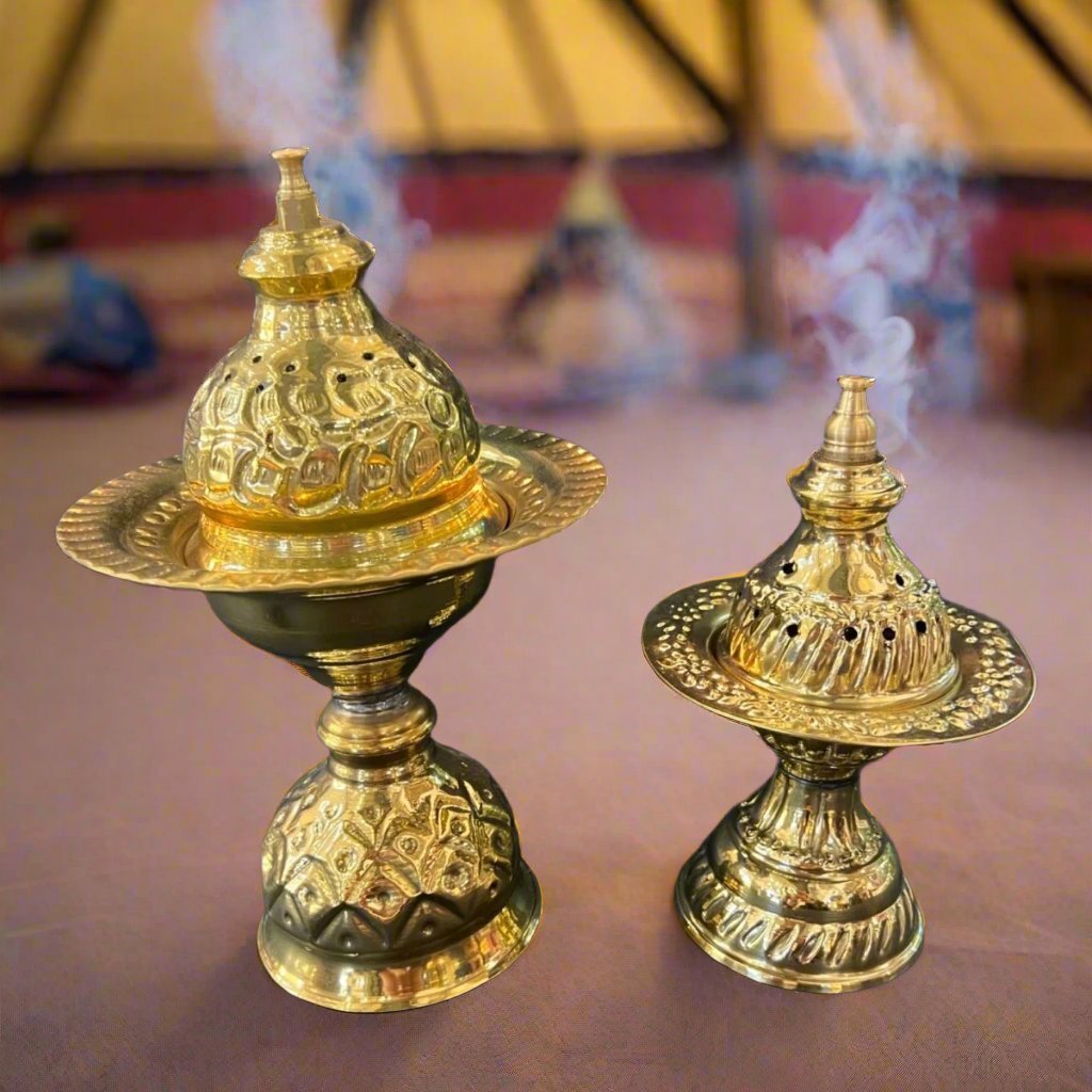 Brass Arabian Incense Burner with LidIncense BurnerSTLESS