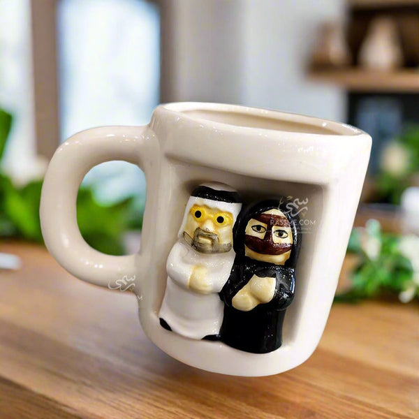 Ceramic Mug 3D Bedouin Couple SouvenirMUGSTLESS