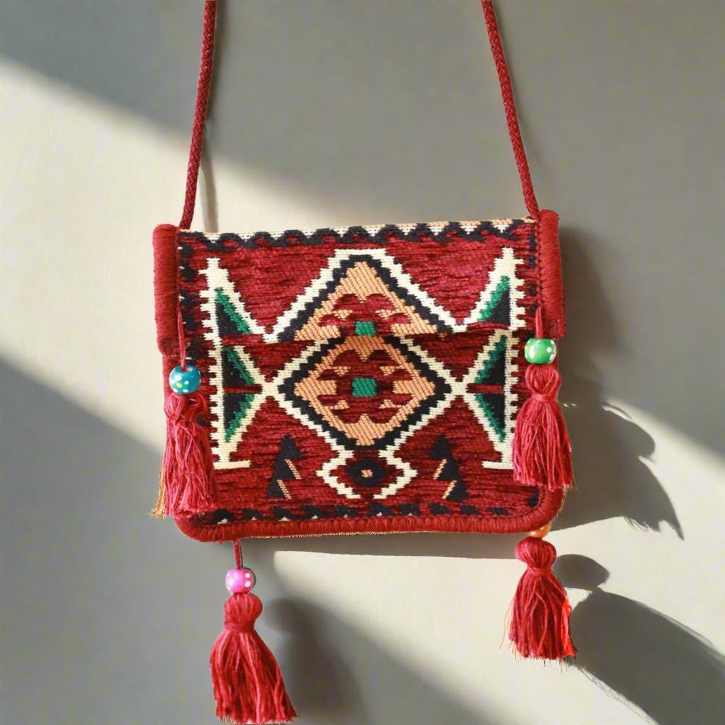 Embroidery handbag Turkish kilim bag Boho Crossbody bagbagSTLESS