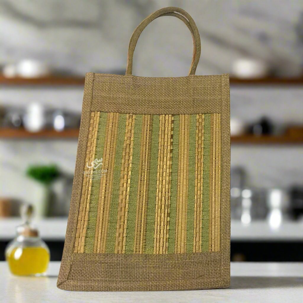 Handcrafted Straw Bag Heat Storage bag OLIVE OIL traditional bagbagSTLESS