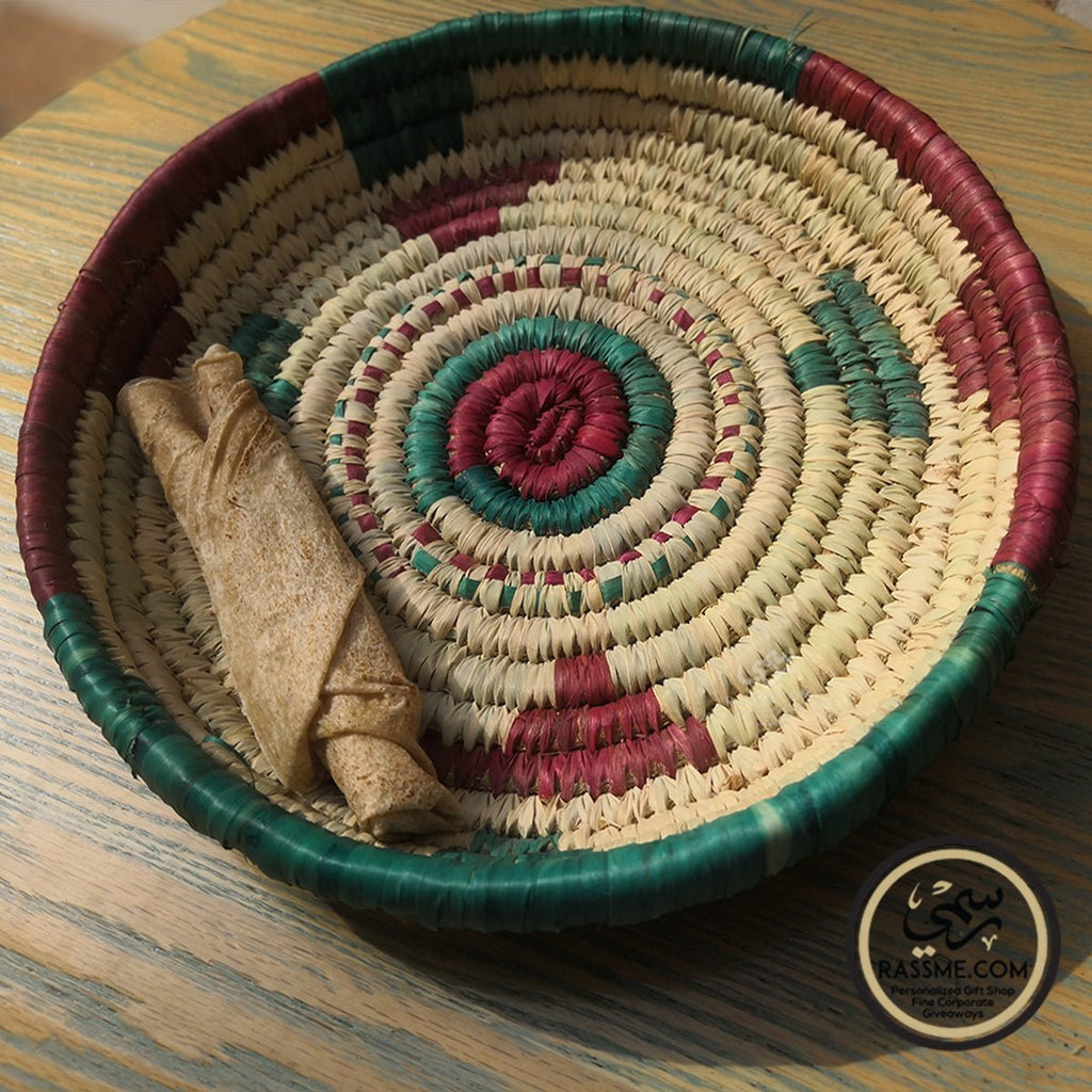 Handmade Woven Straw TraySTLESS