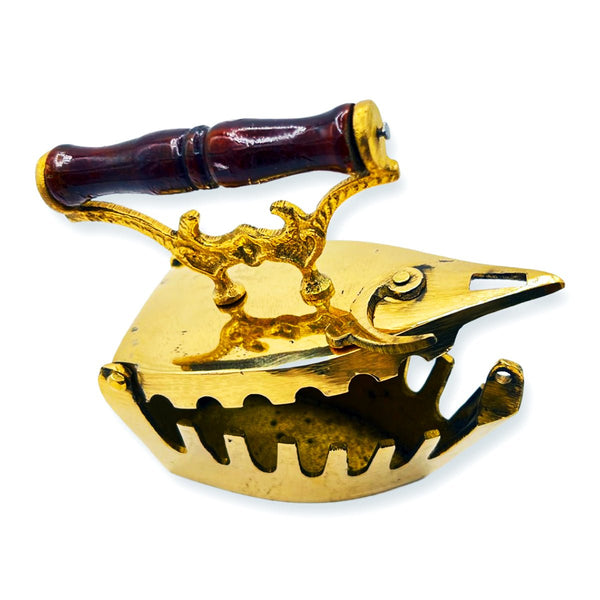 Incense Burner Brass Iron Model Wooden HandleIncense BurnerSTLESS