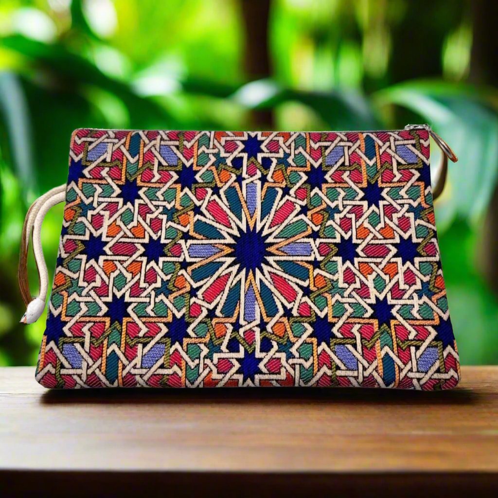 Islamic Pattern Style Bag Slim Zipper PursebagSTLESS