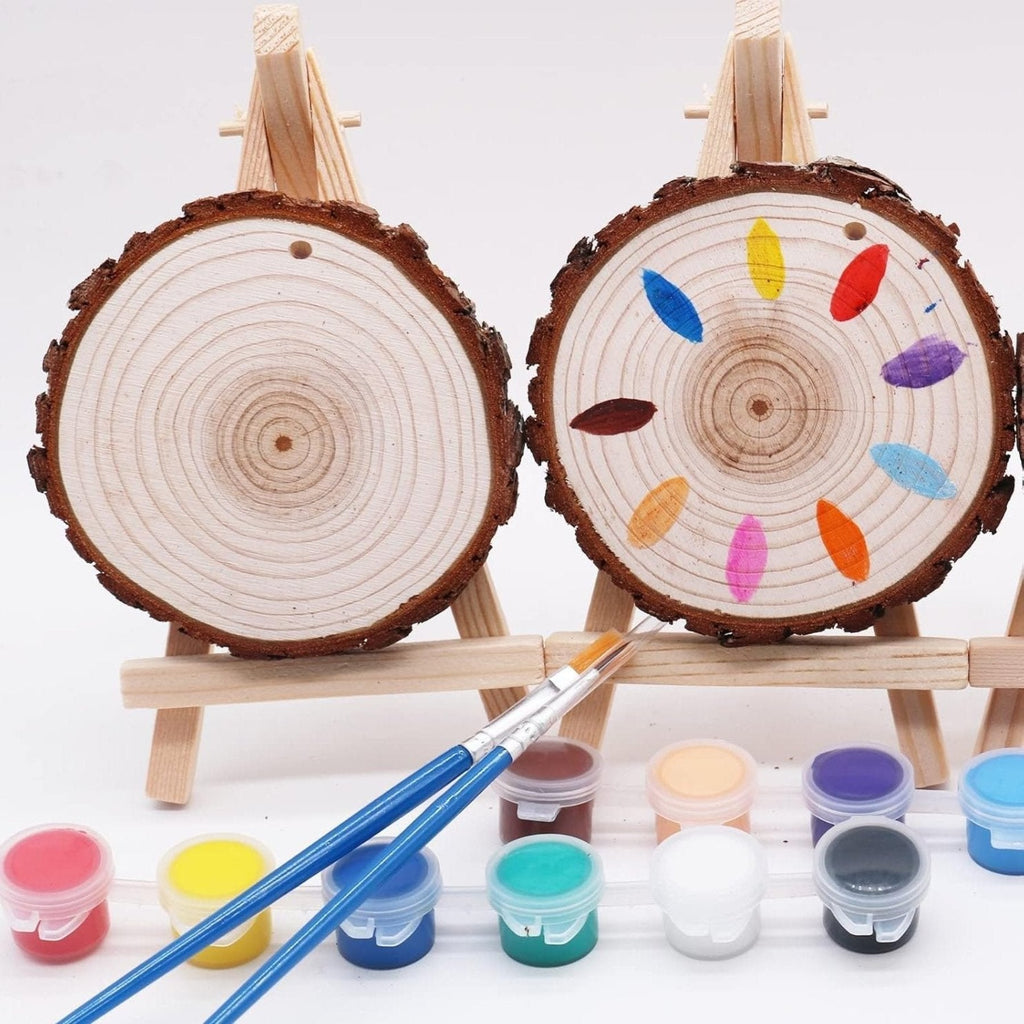 Natural Wood Slices Paint Set Suppliesoffice accessoriesSTLESS