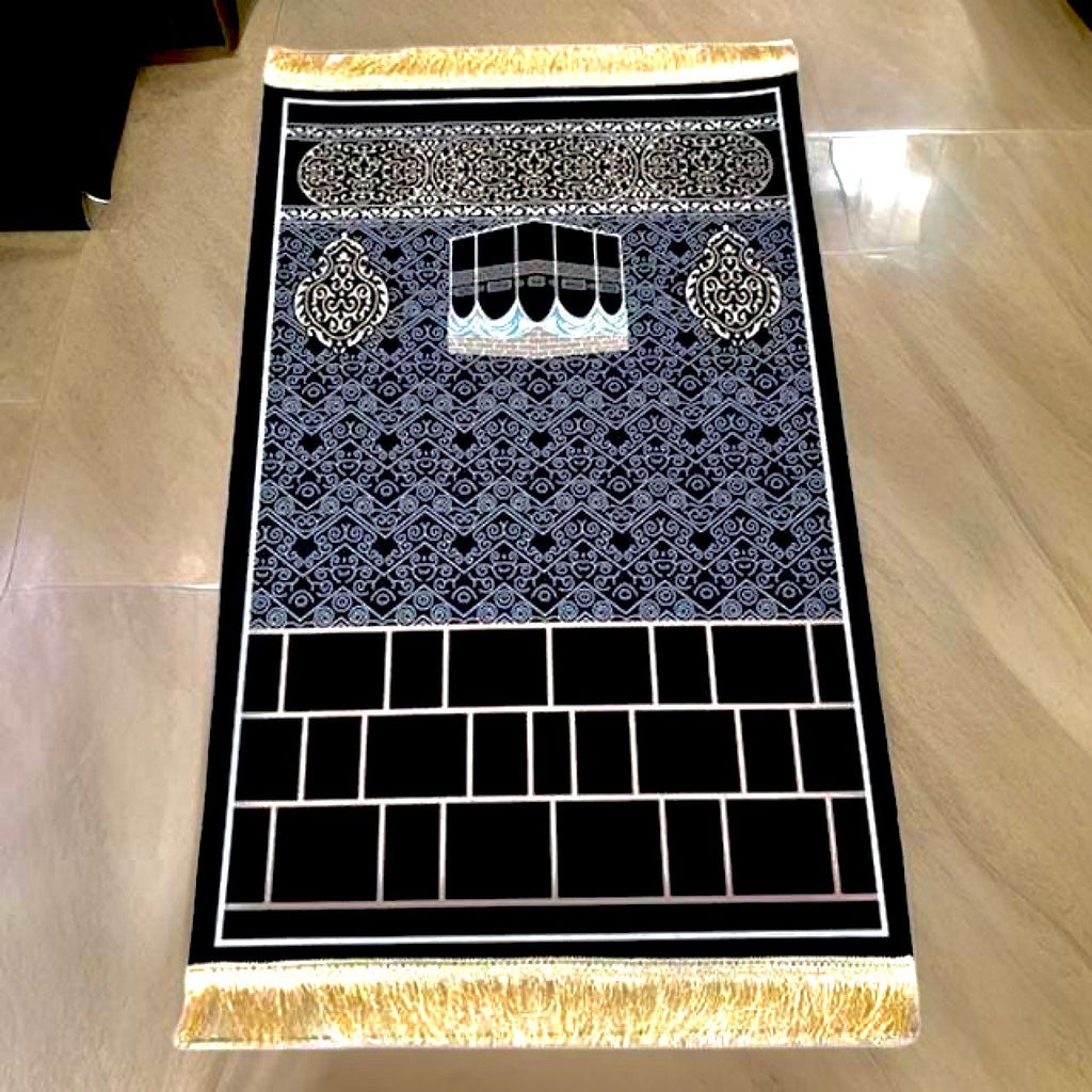 Small Anti slip printed Islam prayer mats with shinny surfacematSTLESS