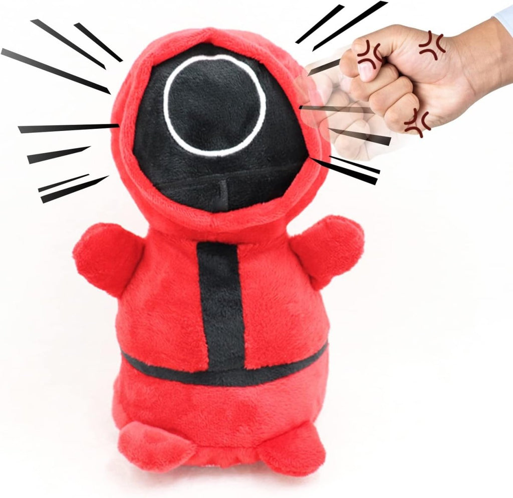 Stress Relief Toys, Electric Anti Stress Punch Me Plush Doll Squid GametoysSTLESS