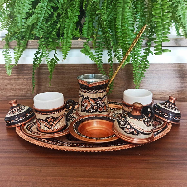 Turkish Coffee Cup and Water Glass setcoffeeSTLESS