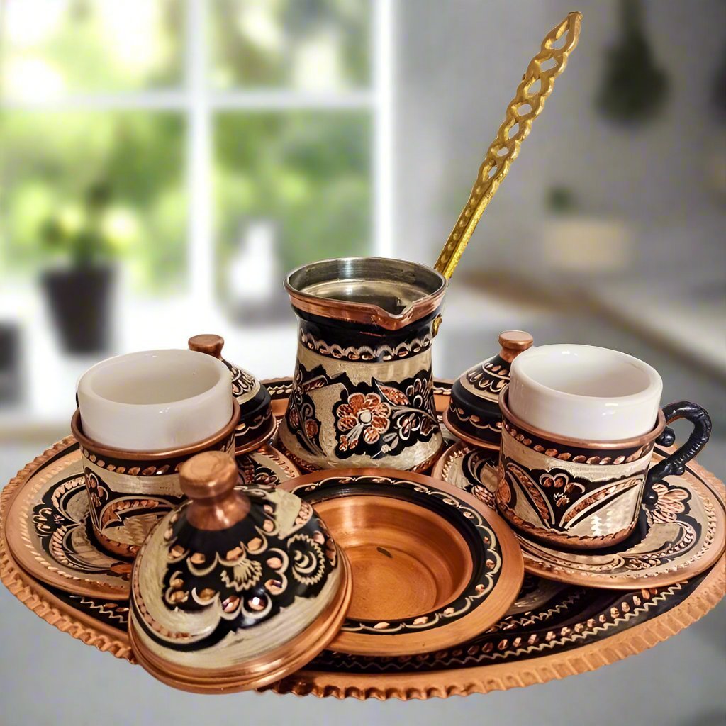 Turkish Coffee Cup and Water Glass setcoffeeSTLESS