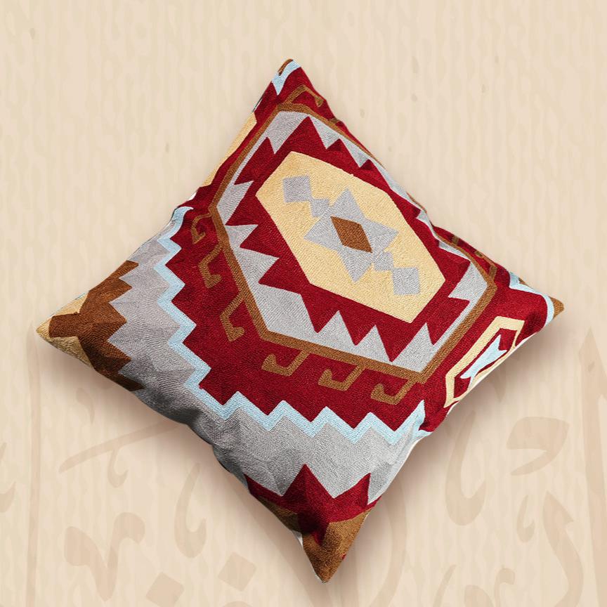 Wool Embroidered Cushion Throw PillowCushionsSTLESS