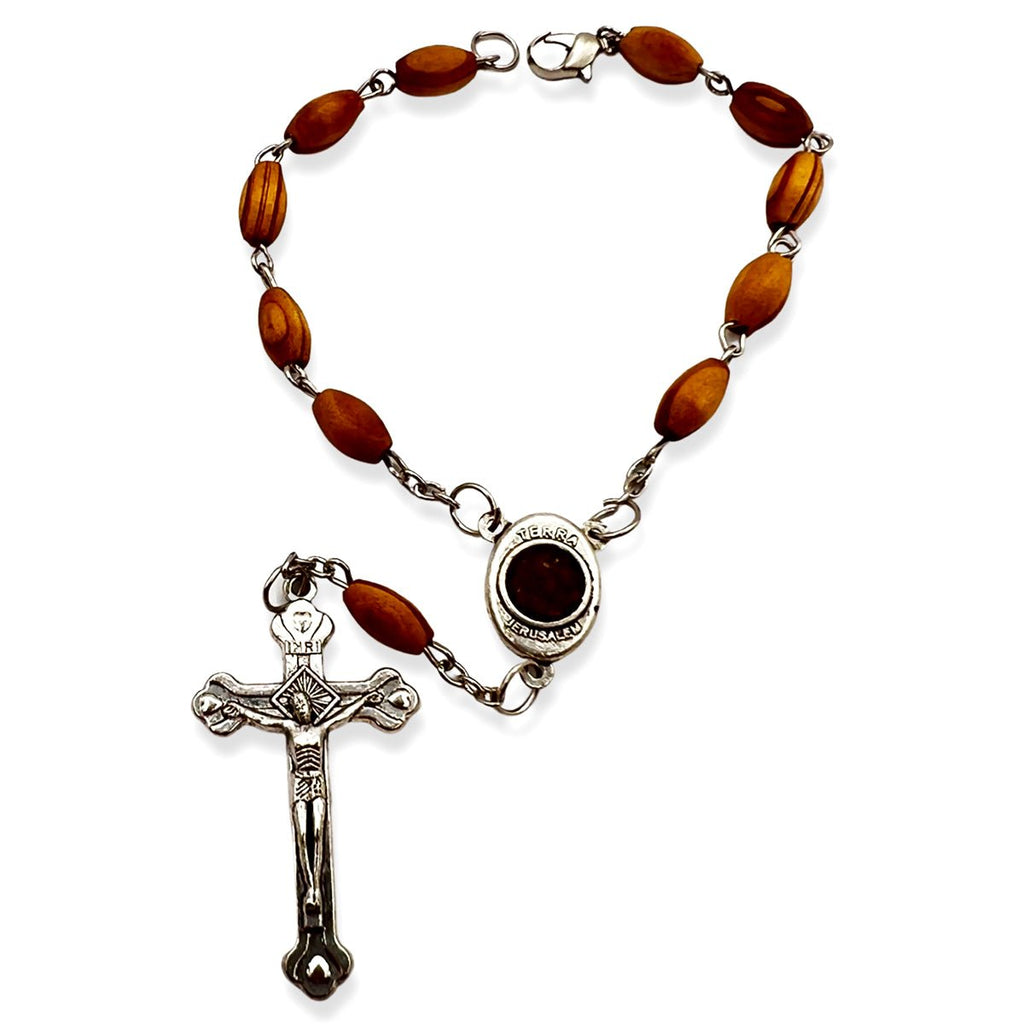 ROSARY BRACELET - PADRE PIO with 8 PAGE STORY CARD – Gospa Missions