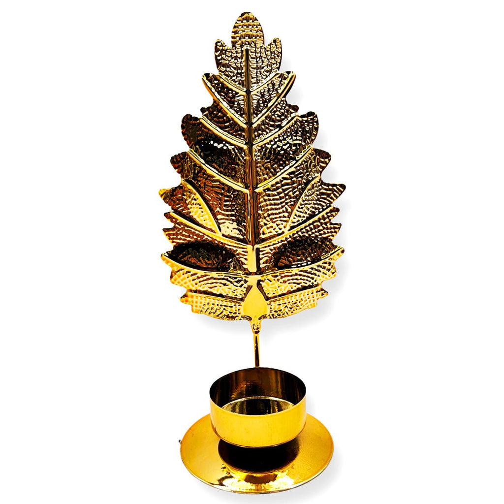 Candle Holder Brass Leafcandle holdersSTLESS