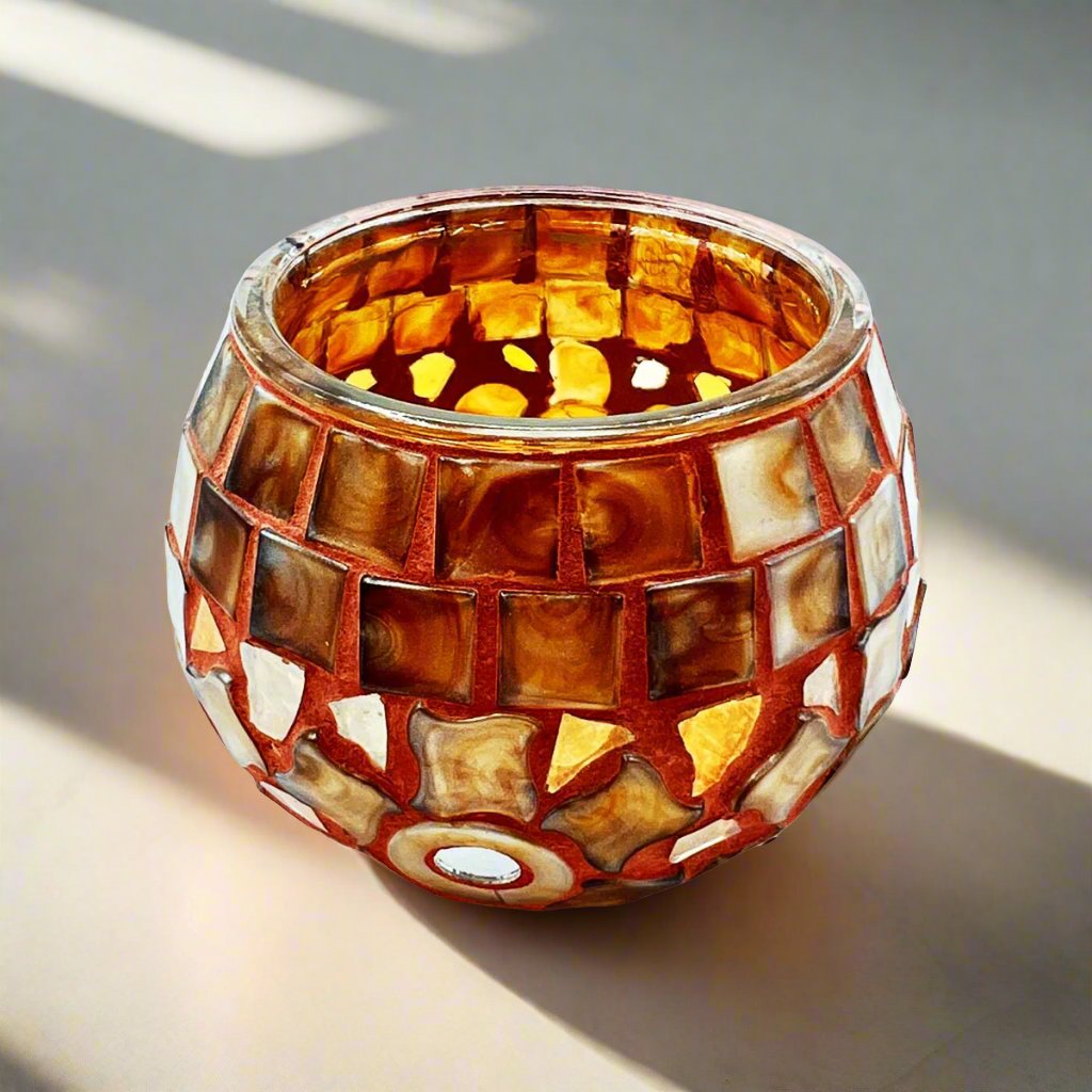 Candle Holder Glass Mosaicscandle holdersSTLESS