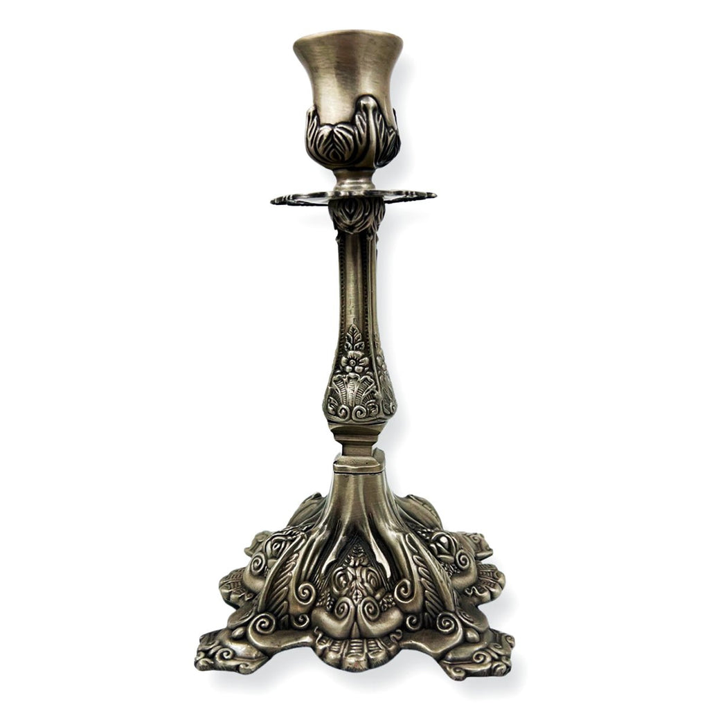 Candle Holder White Metal Columncandle holdersSTLESS