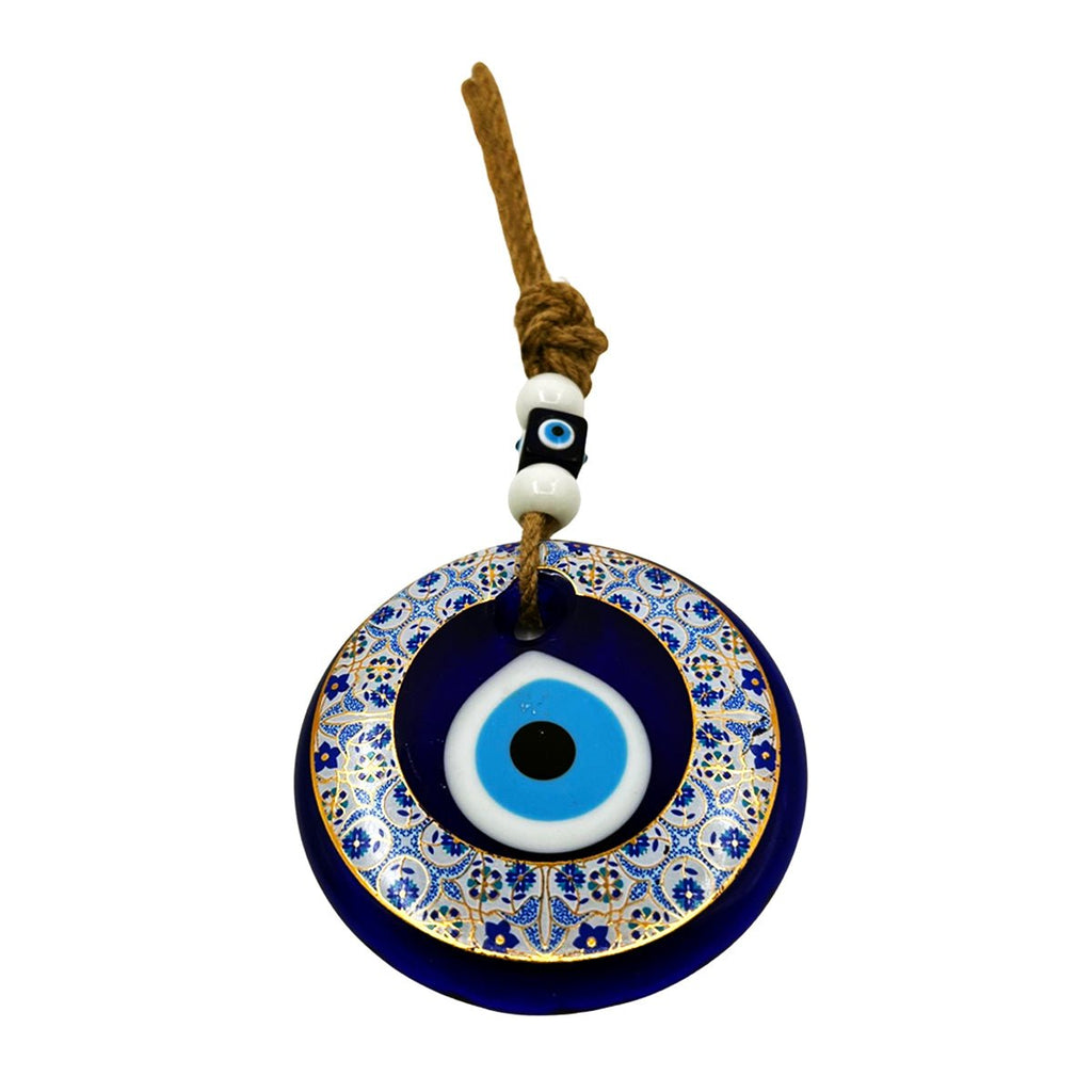 Evil Eye Dark Blue Floralevil eyeSTLESS