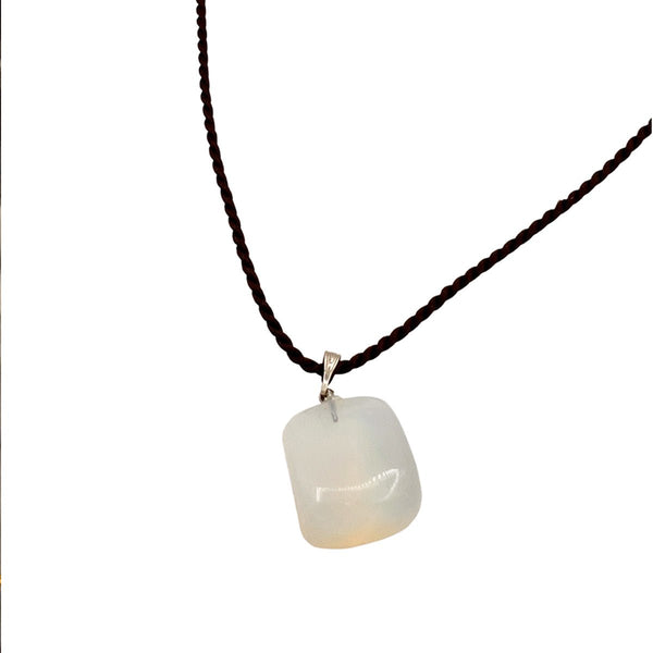 Gemstone Stone Necklace OpalNecklacesSTLESS