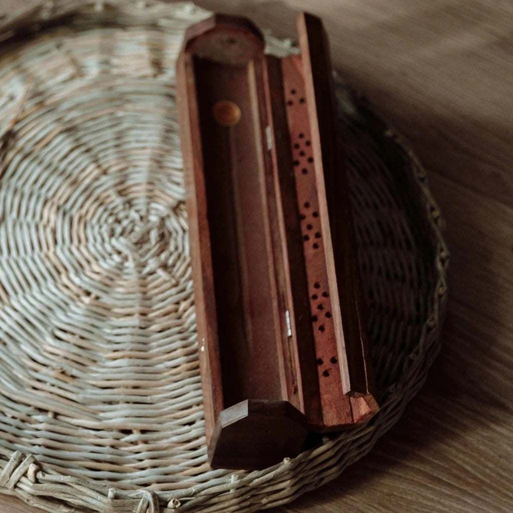 Incense Box Indian Rosewood Stick HolderIncense BurnerSTLESS