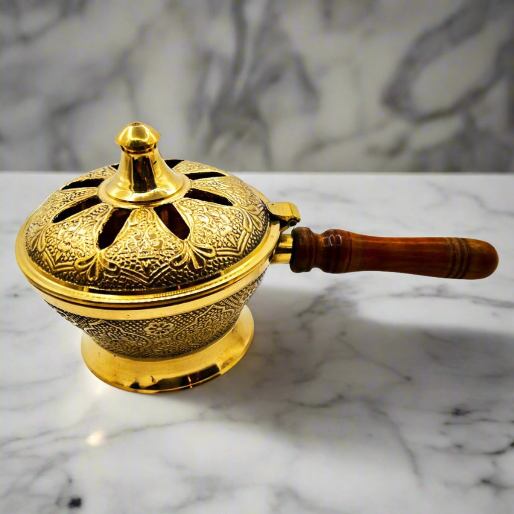 Incense Burner Handcrafted Wooden HandleIncense BurnerSTLESS