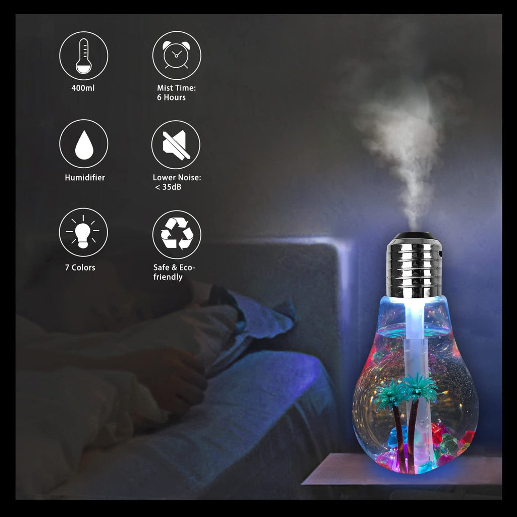 Ledbulb Lamp Humidifier Air Humidifier Bulb at Night – STLESS