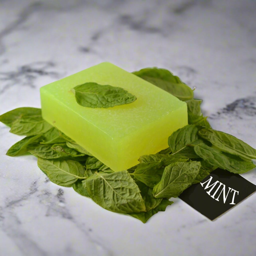 Mint Glycerin Soap Bar With Dead Sea Saltdead seaSTLESS