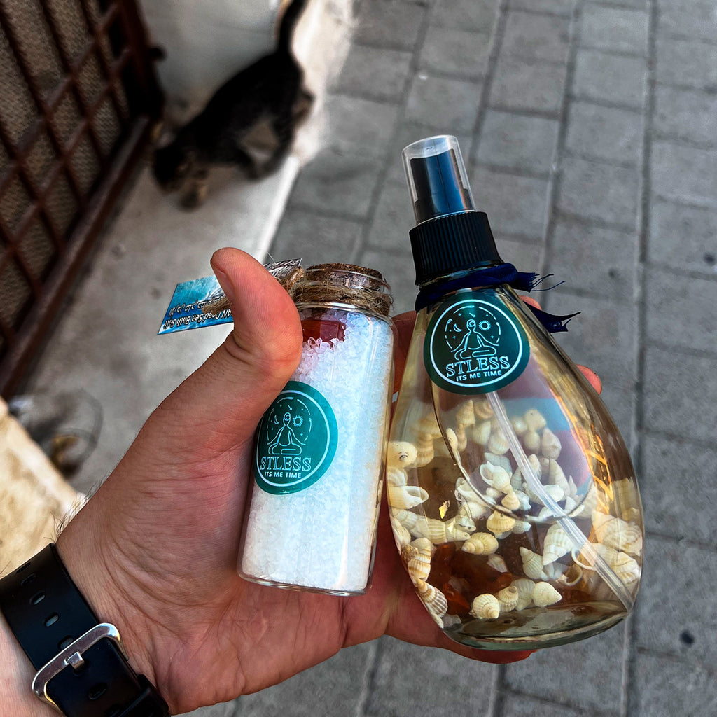 Natural Lavender and Lemon Extract Hydrosol Pillow Spray, Skin And