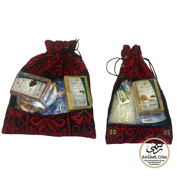 Set of Pure Dead Sea Beauty Products Set With Authentic Embroidered Bagdead seaSTLESS