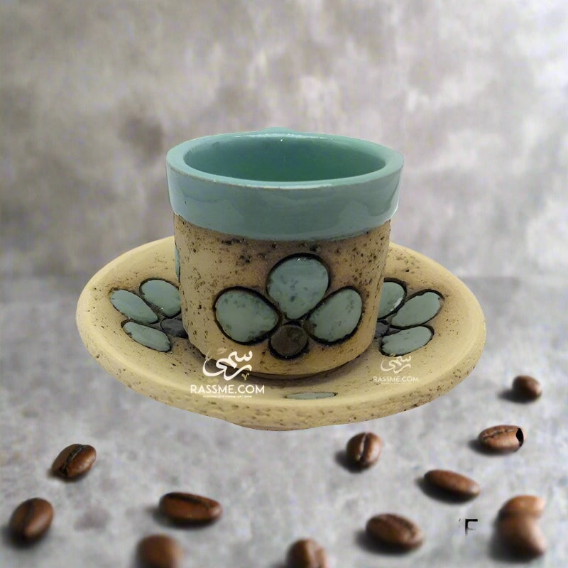 Turkish Coffee Cup Handcrafted NabateanscoffeeSTLESS