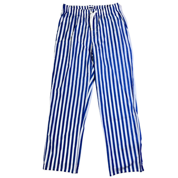 Old navy blue on sale and white striped pants