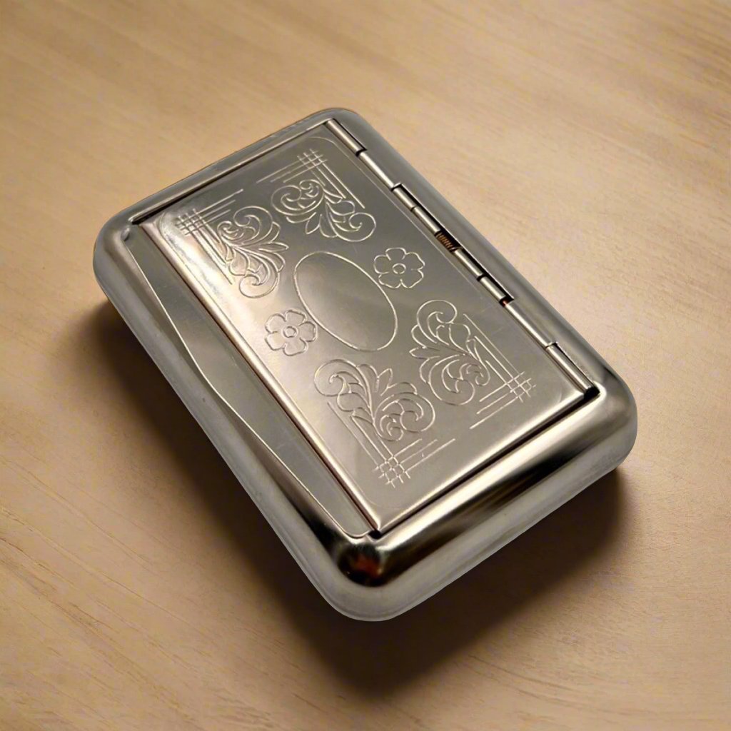 White Metal Cigarette Caseoffice accessoriesSTLESS